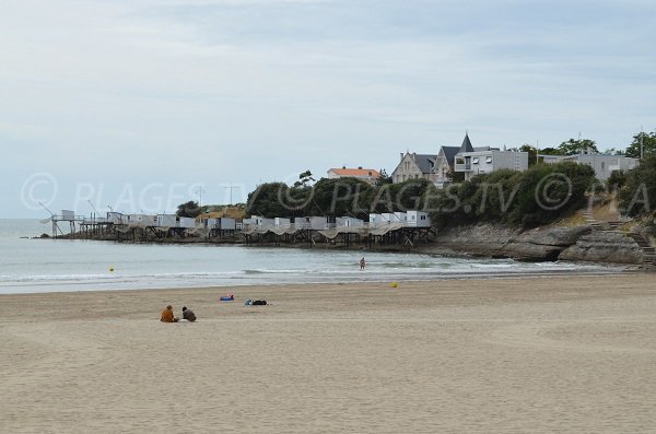 Pontaillac beach in Royan in France