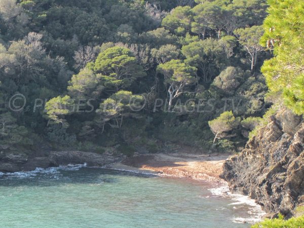 Pontillon beach in Hyères in France