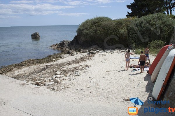 Crique de Port Guerh à Gavres