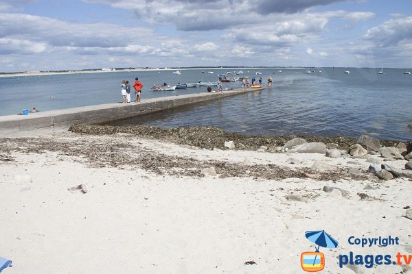 Photo of Porh Guerh cove in Gavres in France