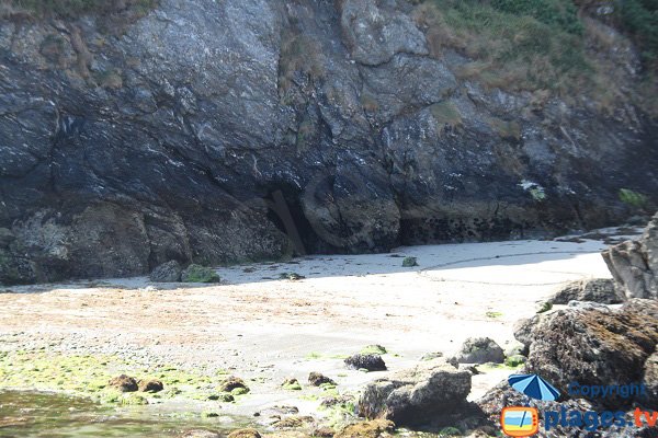 Falaise dans les criques de Porh Ized - Sauzon