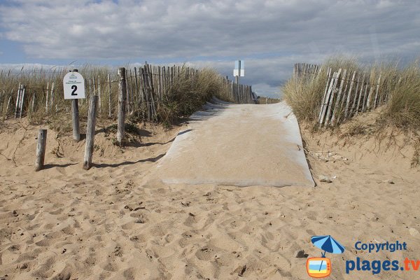 Accès à la plage de Porh Kerhouet - Erdeven