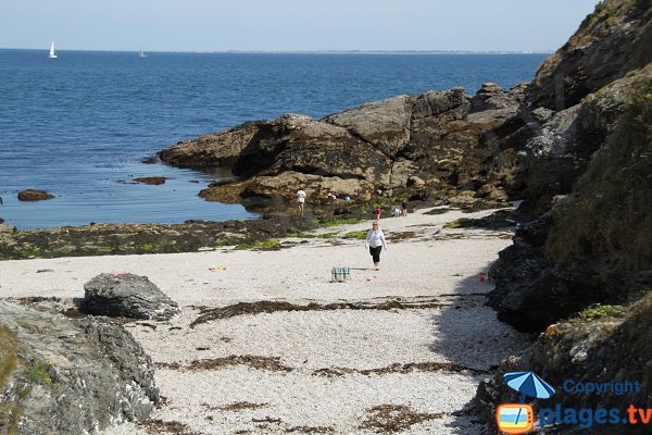 Photo of Porh Kerzo beach in Sauzon - Belle-ile