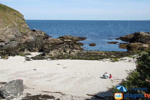 Photo of Porh Kerzo cove in Belle Ile en Mer - Sauzon