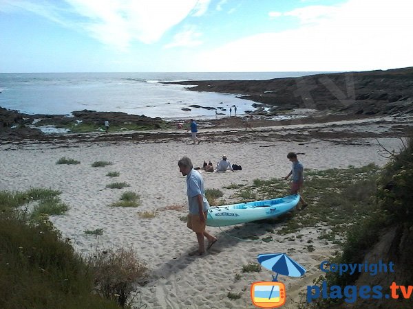 Cove near Locmaria at Groix