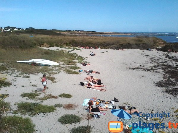 Plage de Porh Roëd sur l'ile de Groix - Bretagne