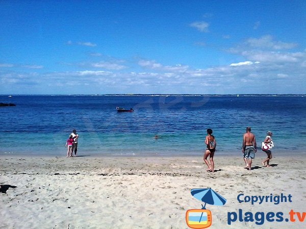 Plage au nord de Groix