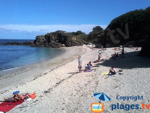 Belle crique sur l'ile de Groix - Porh Skeudoul