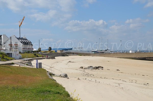 Plage surveillée à Quiberon