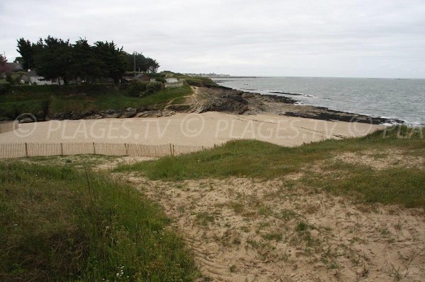 Plage ombragée à Piriac sur Mer