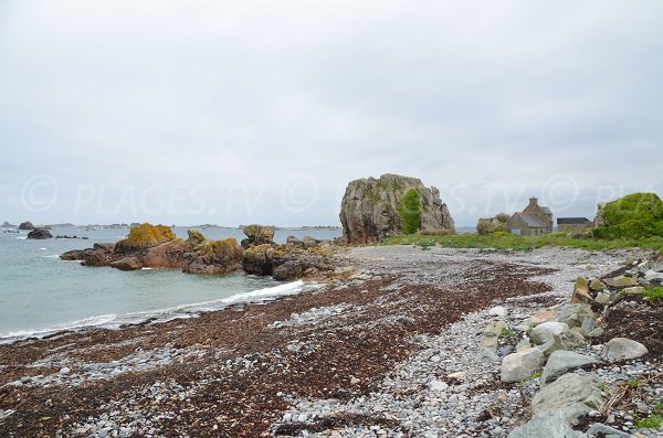 Pors Hir: sa plage et ses maisons