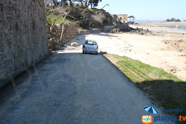 Wedge of the Pors Pol beach of Carantec