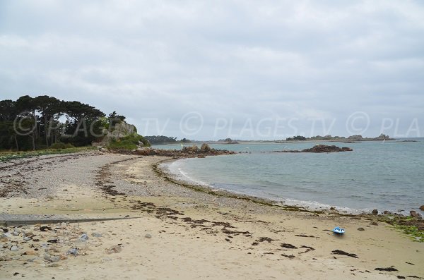 Plage sud de Pors Scaff