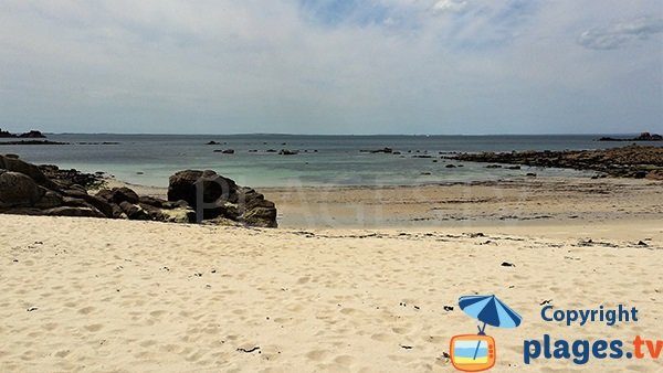 Photo de la plage de Pors Tevigne à Plouarzel - Bretagne