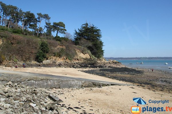 Beach of Pors-Trez in Carantec