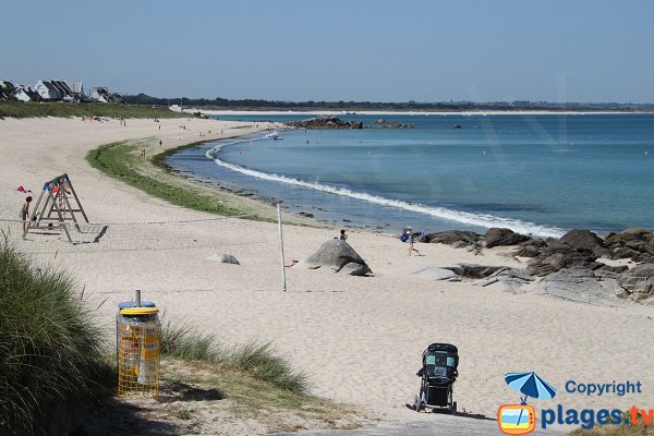 Photo de la plage de Porsgwen à Plouescat