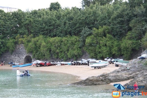 Port An Dro cove in Belle Ile in France