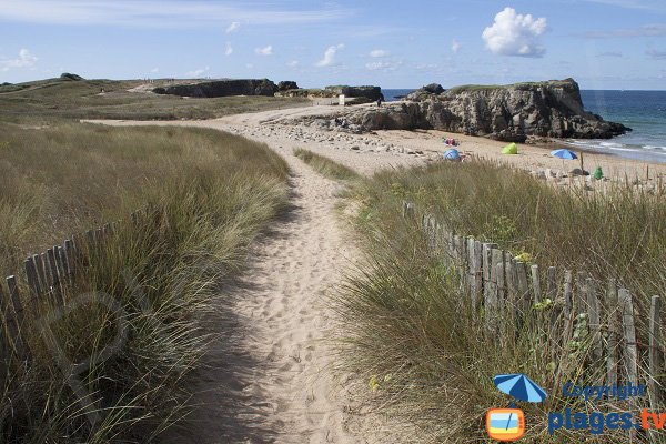 Plage de Port Bara à Quiberon