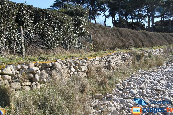 Sentier de la plage voisine de Keraden - Plougasnou