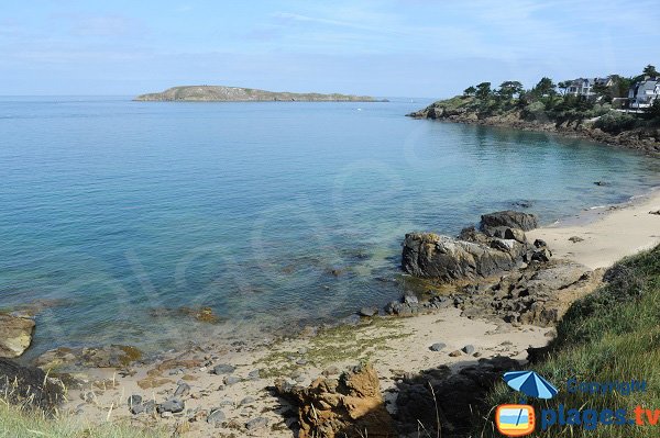 Island of Agot from the beach of Haye - St Briac