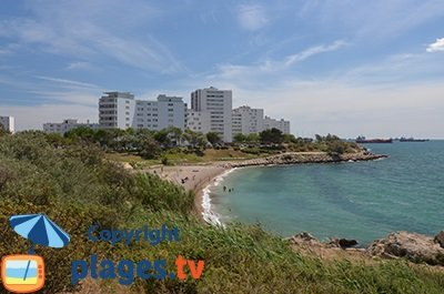 Spiaggia a Port de Bouc in Francia