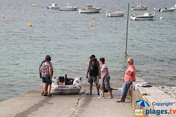 Cale de mise à l'eau de Port l'Epine - Trélévern