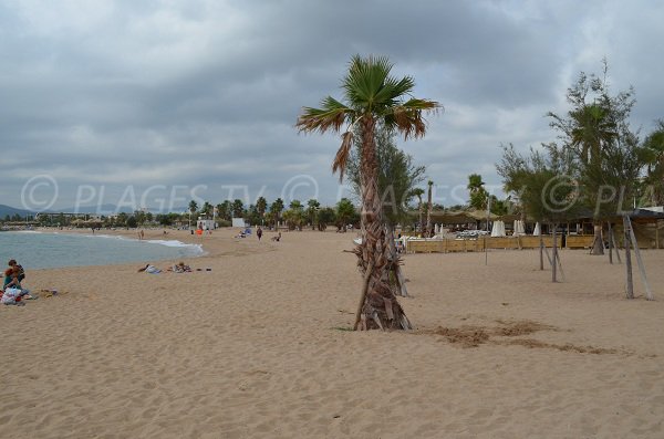 Plage de Port Fréjus avec une plage privée