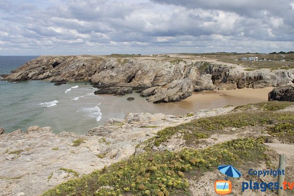 Crique de Port Goulom à Quiberon