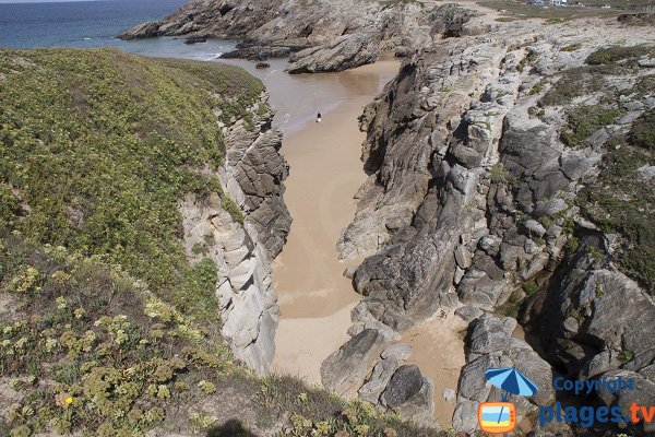 Renfoncement dans la crique de Port Goulom