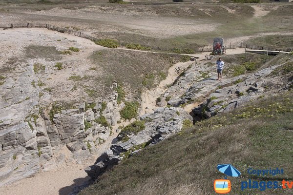 Chemin d'accès à la crique de Port Goulom