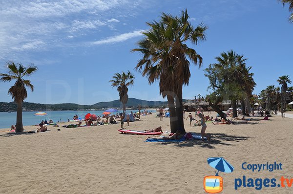 Port Grimaud beach in the St Tropez gulf