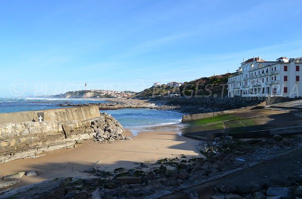 Port beach in Guéthary in France