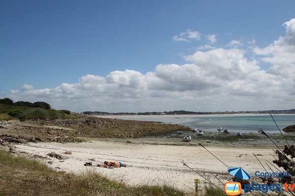 Plage sur l'ile de Sieck - Bretagne