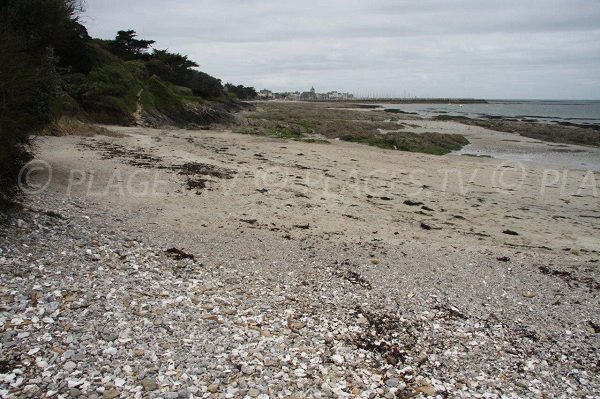 View on Piriac port from Port Kennet beach - France