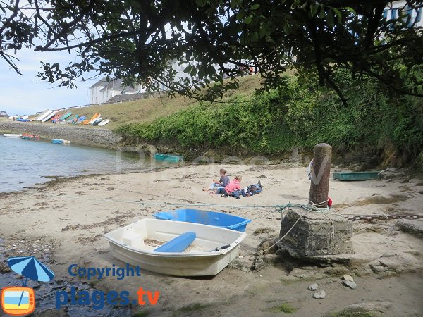 Photo de la plage de Port Lay sur l'ile de Groix - Bretagne