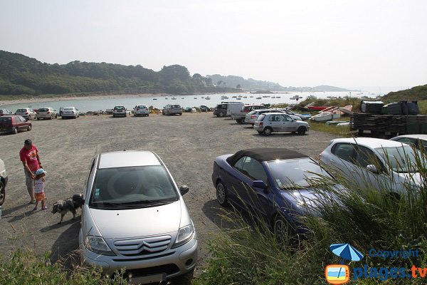 Parking de la plage de Port-Le Goff - Trévou-Tréguignec