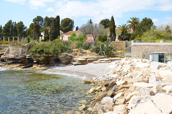 Port des Lecques beach in St Cyr sur Mer