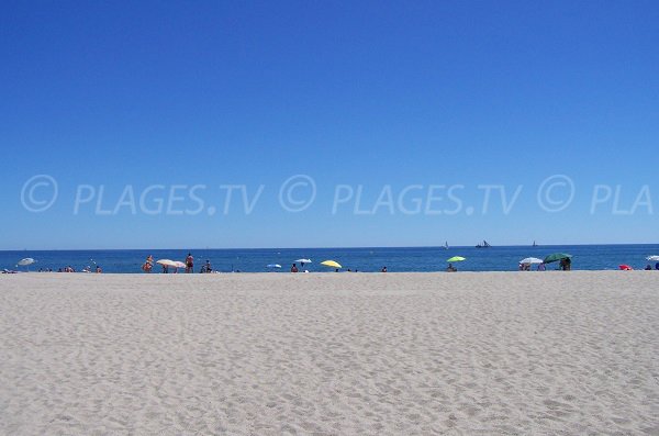 Foto della spiaggia di Port Leucate in estate