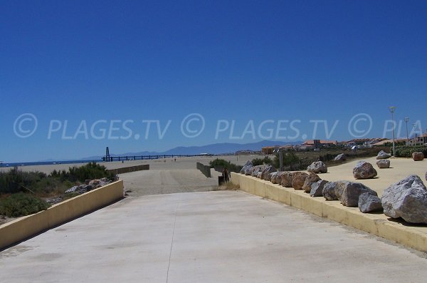 Accès aux plages de Leucate