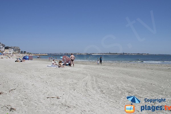 Photo de la plage de Port Maria à Larmor-Plage