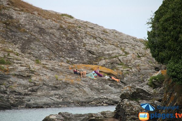 Rocks in the Calanque of Port Maria - Locmaria