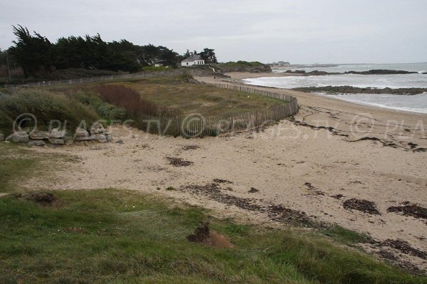 Port Nabé beach in Piriac sur Mer in France