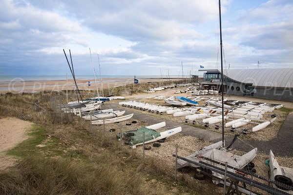 Nautical center in Courseulles in Normandy