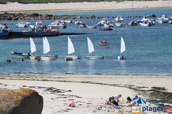 Activités sur la plage du Port de Plouescat