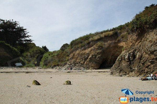 Port Poyed beach in Belle-Ile