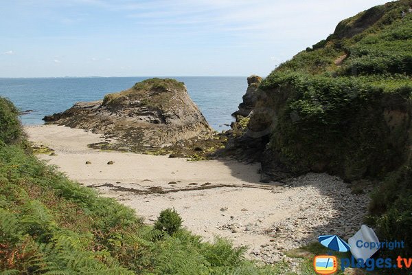 Photo de la crique de Port Poyed à Belle Ile en Mer - Sauzon