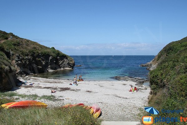 Photo of Port Puce beach in Sauzon - Belle Ile en Mer