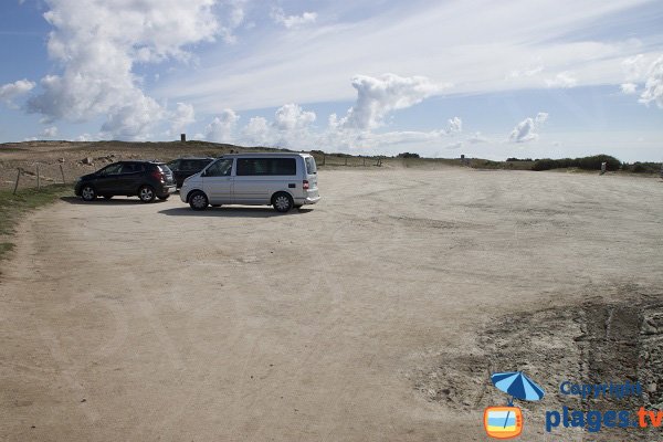 Parking de la crique de Port Rhu à St Pierre Quiberon