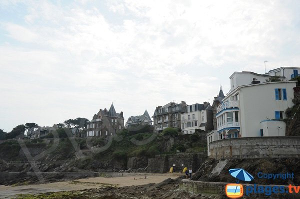 Port Riou creek in Dinard in France