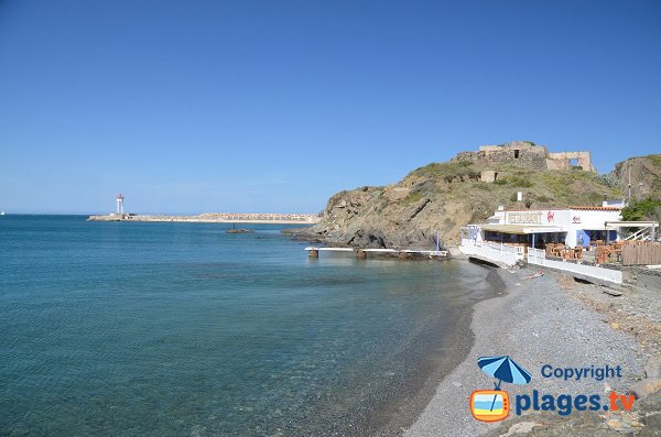 Foto della spiaggia del porto di Port-Vendres